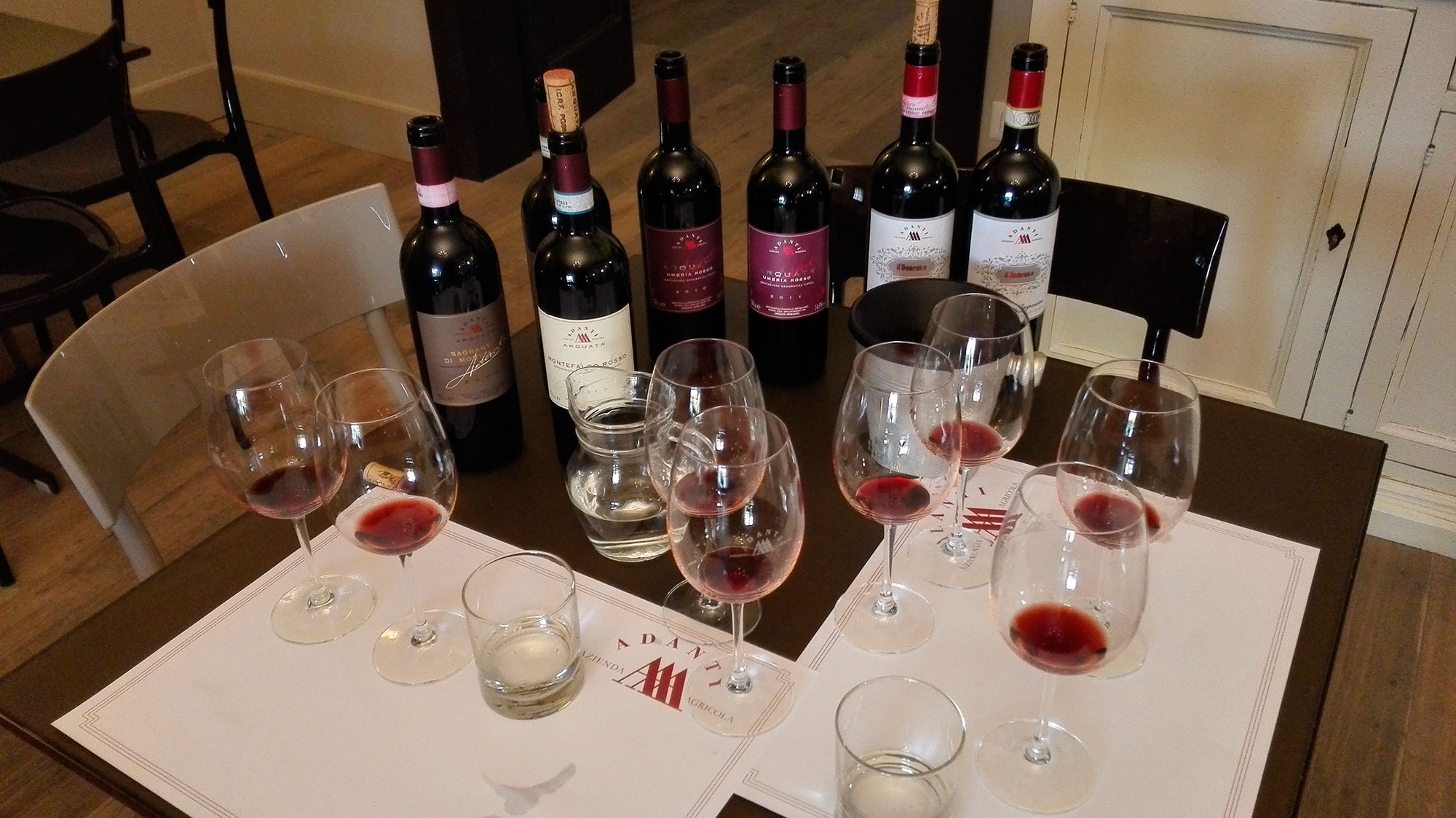 Montefalco wine tasting